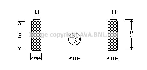 AVA QUALITY COOLING Осушитель, кондиционер OLD153